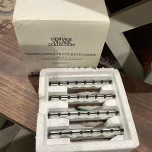 Heritage Village Collection Churchyard Fence Extensions dept 56